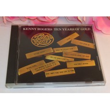 CD Kenny Rogers Ten Years Of Gold 10 tracks Gently Used CD EMI Manhattan Records